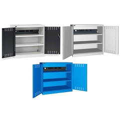 vendita online Armadio perfom con porte battenti e prese mm.1023x555x1000h (rif.1200) Armadi Metallici Fami